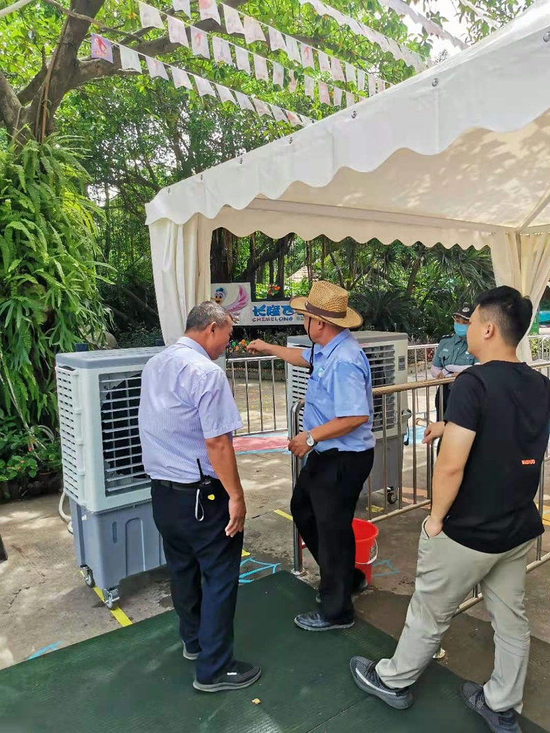 移動式冷風(fēng)機(jī)的應(yīng)用